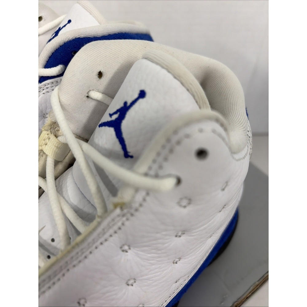 Jordan Air Jordan 13 Retro Hyper Royal White Blue Black Leather 414571-117 8.5 - Picture 9 of 15